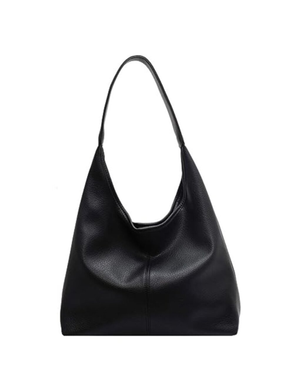 ZiMing Vegan Leather Hobo Shoulder Bag Tote Purse Wallet 2 Pc Set Large